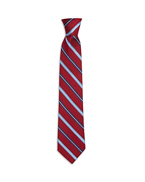 The Men's Store At Bloomingdale's Striped Silk Classic Tie - 100% Exclusive In Red