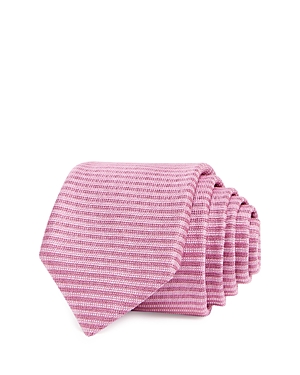 The Men's Store At Bloomingdale's Diagonal Micro Stripe Silk Skinny Tie - 100% Exclusive In Pink