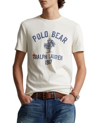 Polo Ralph Lauren Custom Slim Fit Polo Bear Jersey Tee