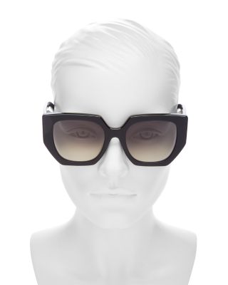 Triomphe Butterfly Sunglasses, 55mm