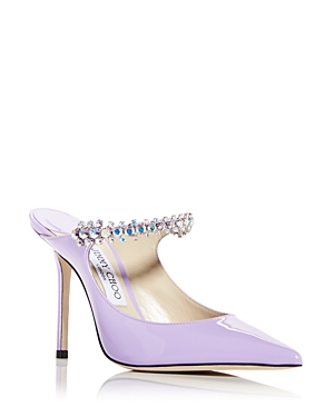 Jimmy Choo Women's Bing 100 Embellished High Heel Mules