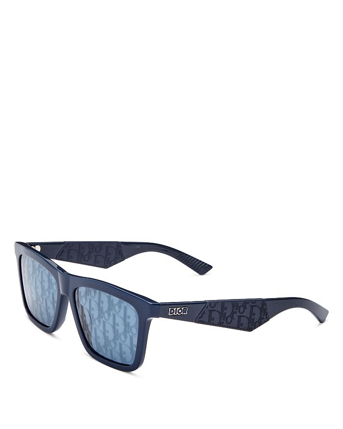Dior B27 S1I Geometric Sunglasses, 56mm - Black/Smoke