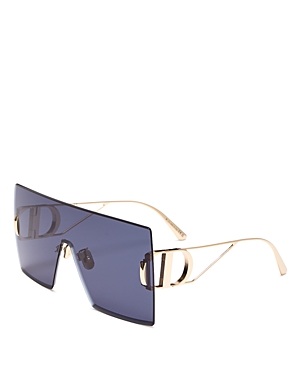Dior 30montaigne M1u Mask Sunglasses, 143mm In Gold/blue