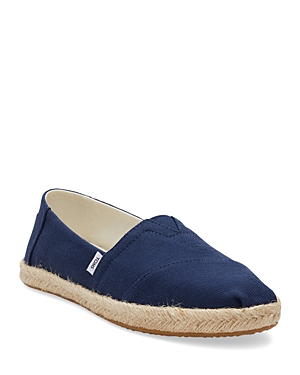 Toms Women's Alpargata Rope 2.0 Espadrille Slip On Flats In Navy