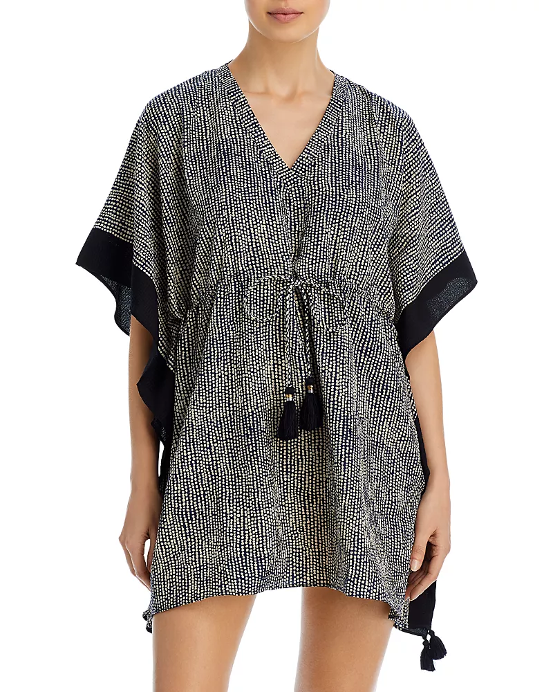 Echo Printed Dress Swim Cover-Up