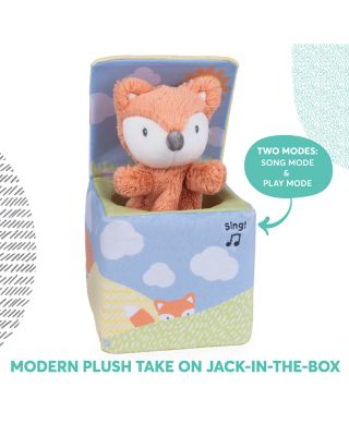 Baby GUND Fox in a Box Animated Plush Activity Toy - Ages 0+