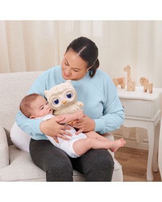 Baby Sleepy Eyes Owl Bedtime Soother Plush Night Light & Sound Machine, 8" - Ages 0+