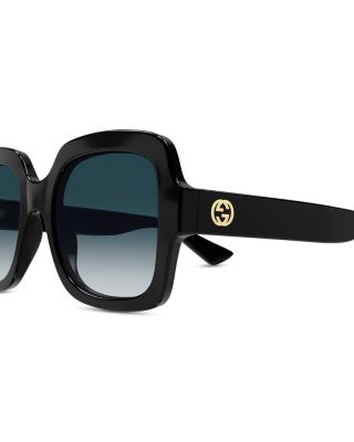 Minimal Squared Sunglasses, 54mm