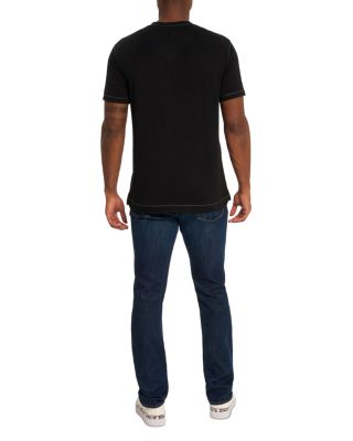 Eastwood Top Stitched V Neck Tee