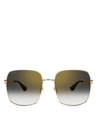  Double C Squared Sunglasses, 60mm