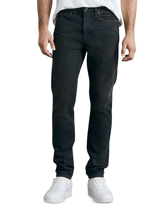rag & bone Authentic Stretch Slim Fit Jeans in Gage Blue | Bloomingdale's