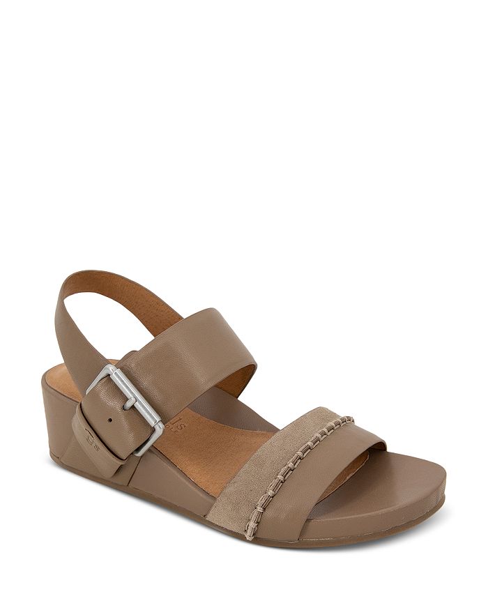 Gentle Souls by Cole Women's Giulia Strappy Wedge Sandals