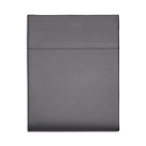 Hudson Park Collection 680tc Flat Sateen Sheet, Full - 100% Exclusive In Charcoal