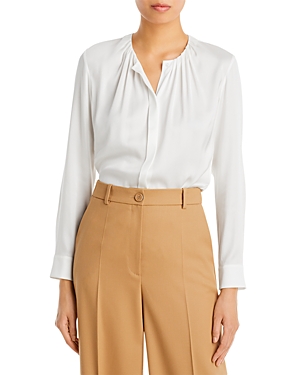 HUGO BOSS BANORAH SILK BLEND BLOUSE