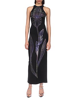 David Koma - Iris Crystal Embellished Sheath Maxi Dress