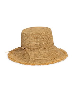 Hat Attack - Packable Raffia Bucket Hat