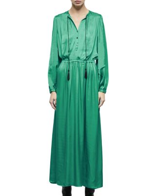 milly emerald green dress Milly Women's Juni Floral Tile Linen Minidress - Green White
