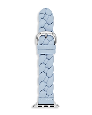 Kate Spade Braided Leather 20mm Apple Watch® Watchband In Blue