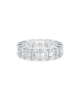 De Beers Forevermark - Emerald Cut Eternity Band Ring in Platinum, 6.00 ct. t.w.