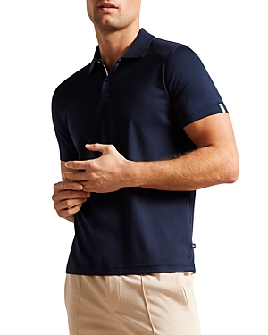 Ted Baker Zeiter Slim Fit Soft Touch Polo In Navy