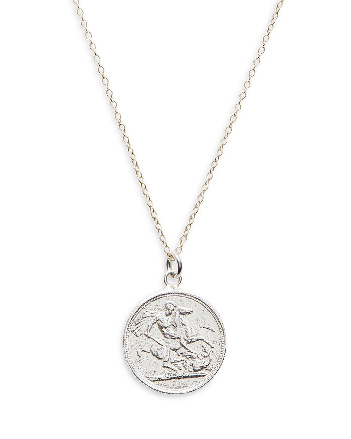 Argento vivo monogram store necklace
