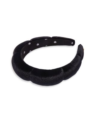 Lele Sadoughi - Scalloped Velvet Headband