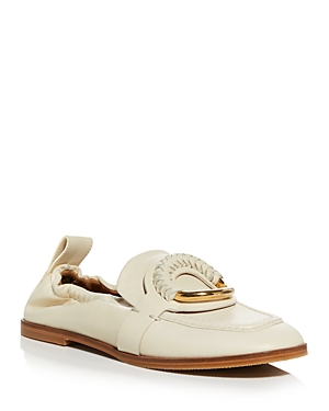 SEE BY CHLOÉ SEE BY CHLOE WOMEN'S HANA ALMOND TOE WRAPPED RING LOAFERS