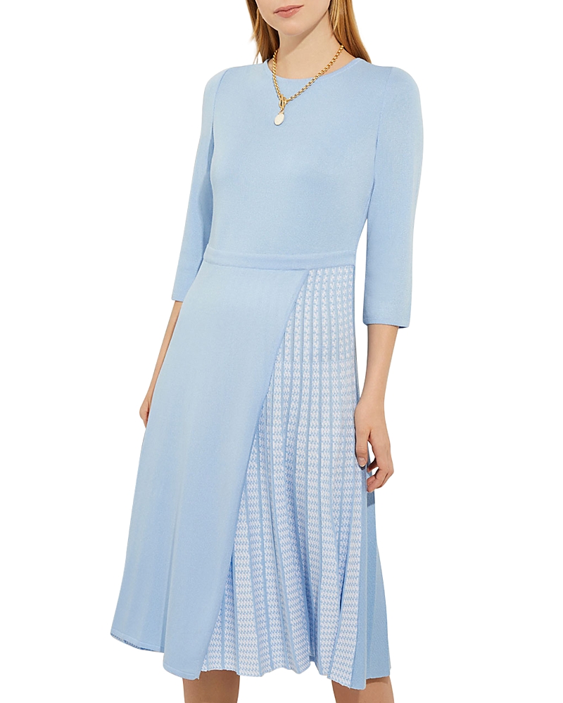 Misook Side Pleated Knit Dress - Heritage Fit