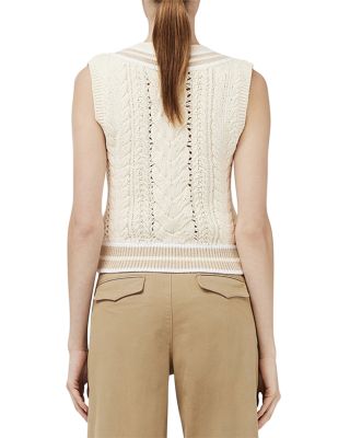 レッド系 LEINWANDE Mix Roop Sleeveless Sweater | southbayplanning.com