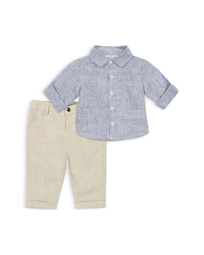 Pumpkin Button Shirt Boy 2-PC set main image 1