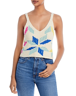 MOTHER CROPPED KNIT TANK