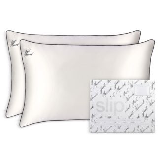 slip Just Married Embroidered Silk Pillowcase Set | Bloomingdale's Gifts Wedding & Engagement