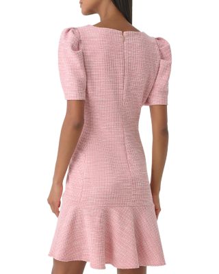 KARL LAGERFELD PARIS Knit Tweed Dress | Bloomingdale's Women