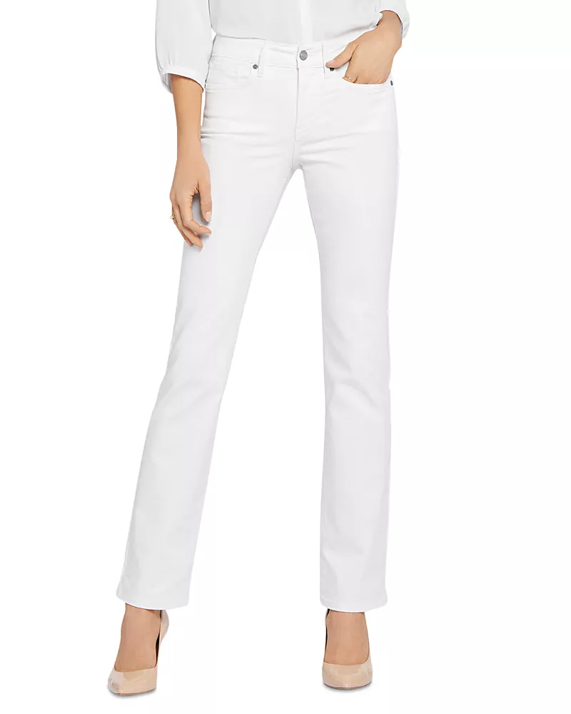 Nydj Petite Marilyn High Rise Straight Jeans