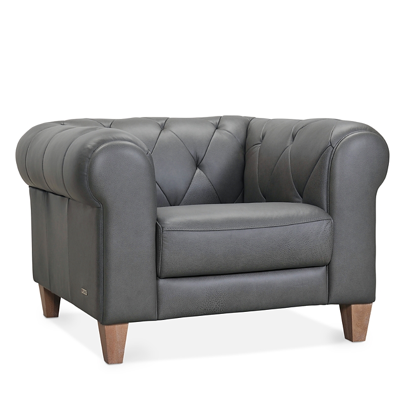 Violino Livia Leather Chair - Exclusive In Rangers Charcoal