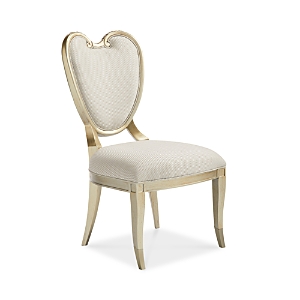 Caracole Fountainebleau Center Side Chair In Light