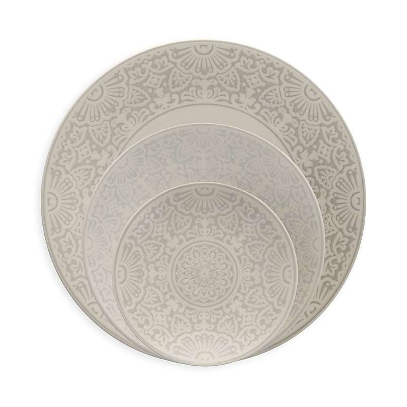 Fortessa Havana 12-piece Dinnerware Set In Gray