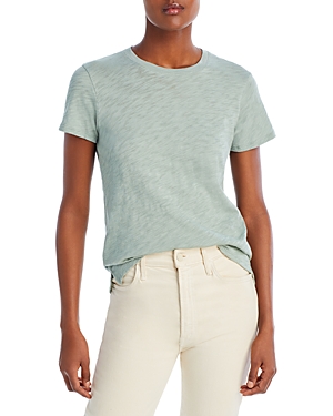 Shop Atm Anthony Thomas Melillo Schoolboy Crewneck Tee In Surf Green