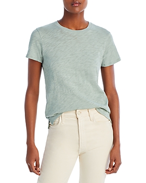 Atm Anthony Thomas Melillo Schoolboy Crewneck Tee In Surf Green