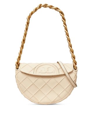 Tory Burch Mini Fleming Soft Crescent Bag