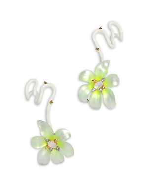 ALEXIS BITTAR LILY LUCITE CLIMBER EARRINGS