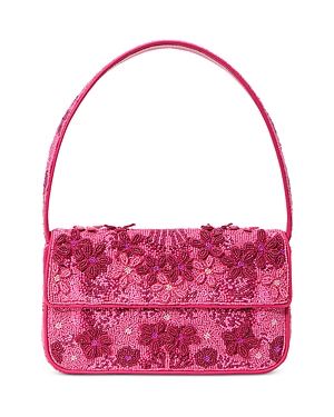 Staud Tommy Beaded Shoulder Bag In Blossom Garden Party