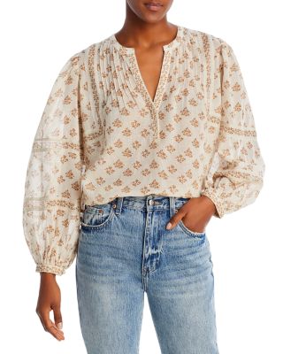 Valley Spring Printed Puff Sleeve Top - 100% Exclusive