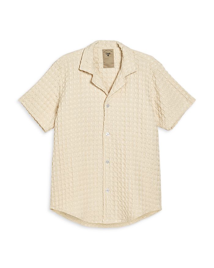 OAS Waffle Short Sleeve Camp Shirt | Bloomingdale's