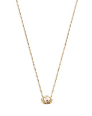 COACH - Signature Pendant Necklace, 16"