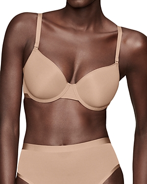 Cuup The Demi Spacer & Mesh Bra In Taupe