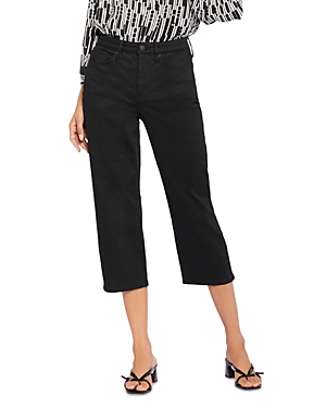 Nydj Joni High-rise Relaxed Capri In Black