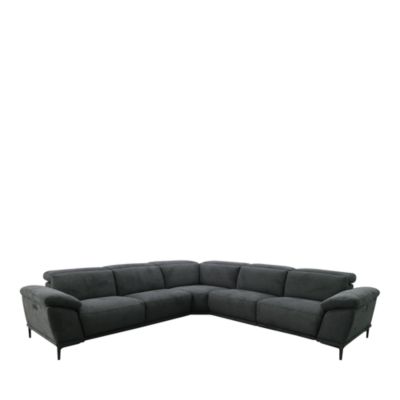 Aprile 5-Piece Power Reclining Fabric Sectional - Exclusive