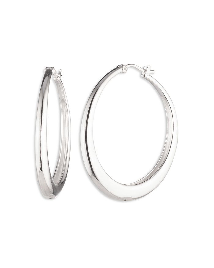 Ralph lauren sales silver hoop earrings