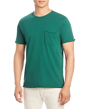 Rag & Bone Miles Organic Cotton Pocket T-shirt In Green